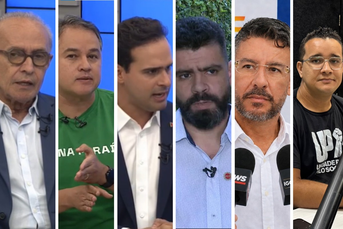 Gravações, reuniões e visita à obra: veja como foi o dia dos candidatos ao governo da Paraíba