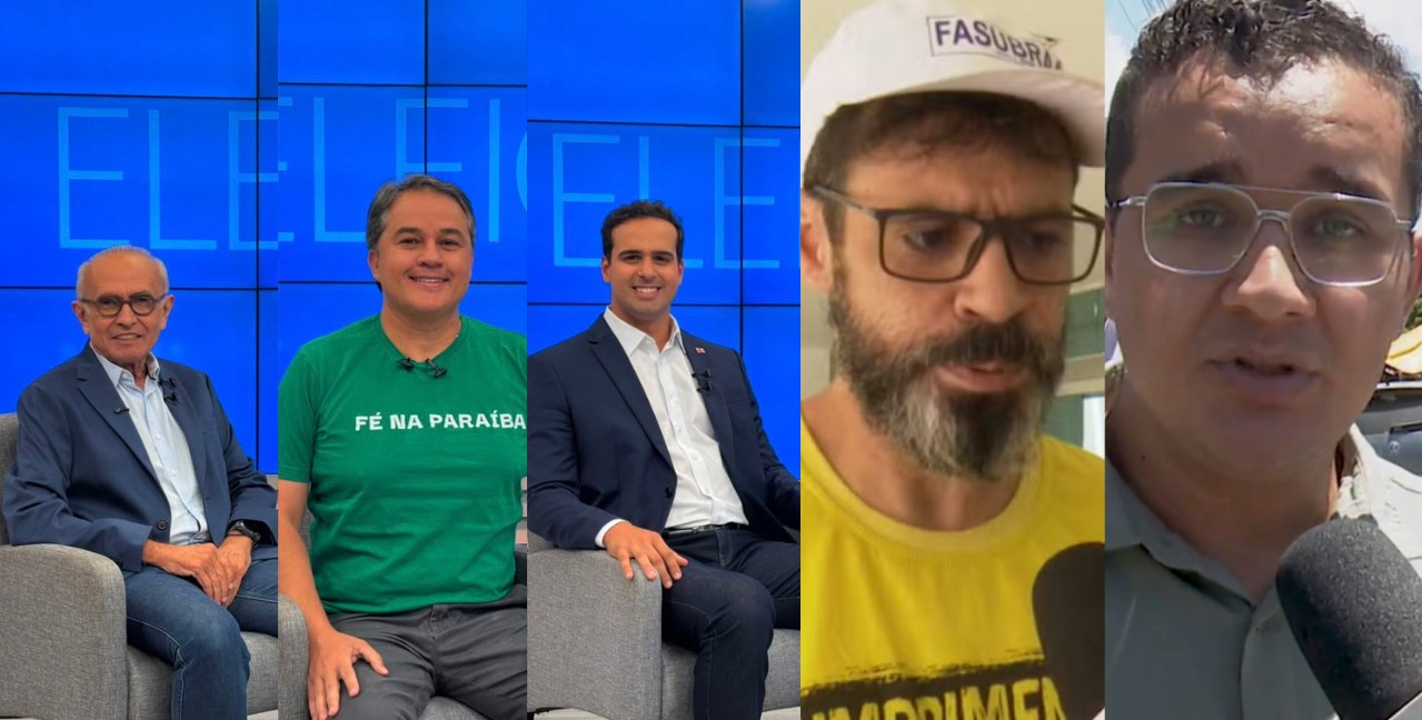 Encontro com empresários, gravações e caminhadas com apoiadores: veja como foi o dia dos candidatos ao governo da PB