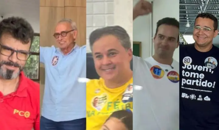 Candidatos ao governo da PB votam neste domingo; veja 
