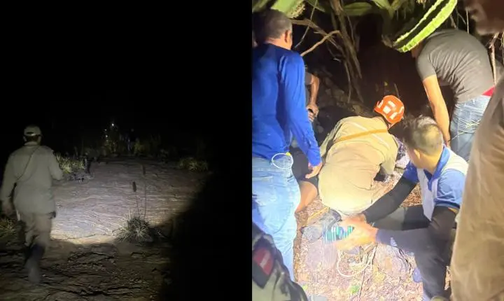 Homem é resgatado com vida após desaparecer em área de mata no Sertão da Paraíba 